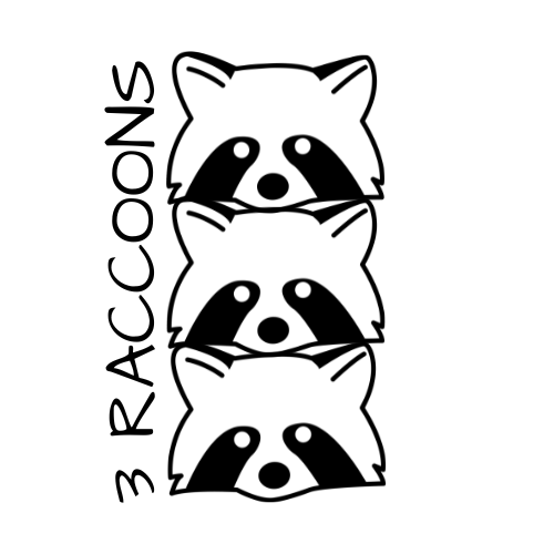 3 Raccoons